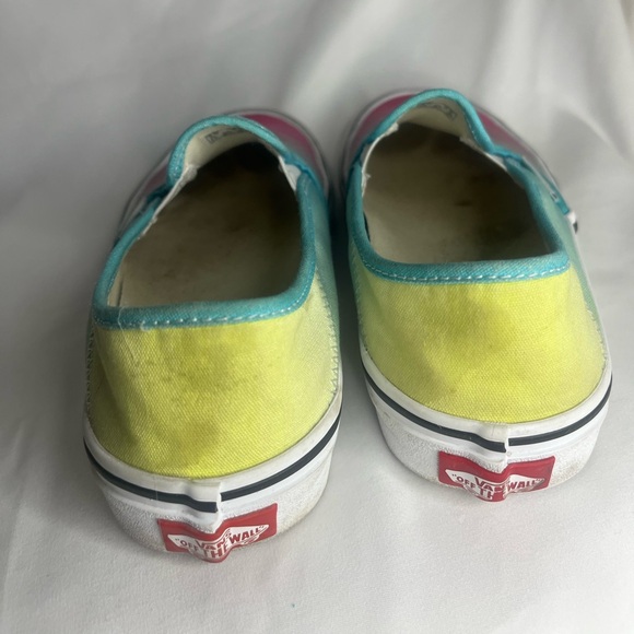 VANS Blue and Pink Ombre Slip-On Sneakers size 5 men and 6.5 woman - Picture 9 of 12